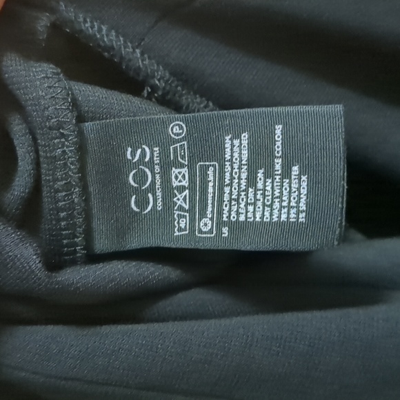 EUC COS Oversized Black Sleeveless Short Dress / Tunic - Small - Picture 6 of 6